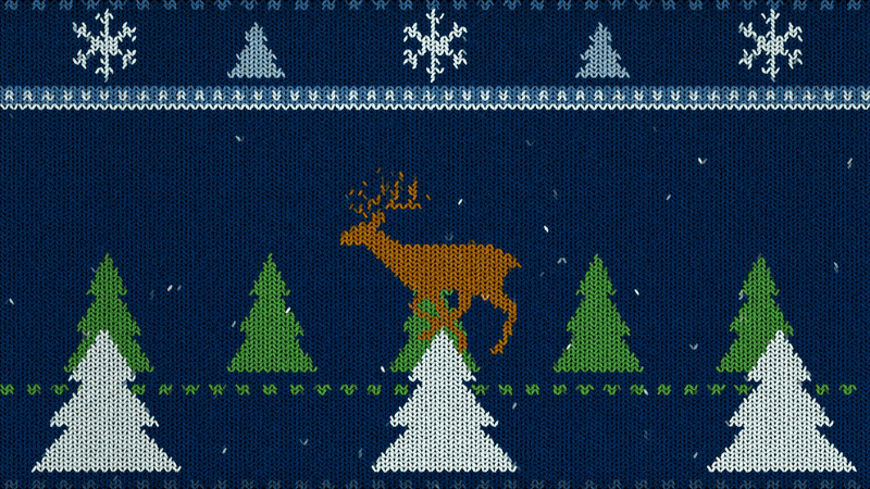 Logo on colored background